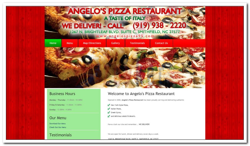 Angelos Pizza Restaurant